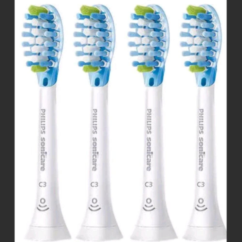 New! Philips Sonicare C3 Premium clean Control 4 Brush Heads Fast S/H value buy!